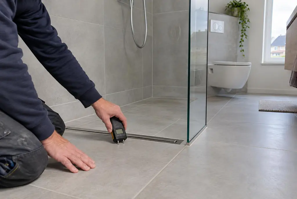 Lekdetectie Borne – badkamer in een nieuwbouwwoning